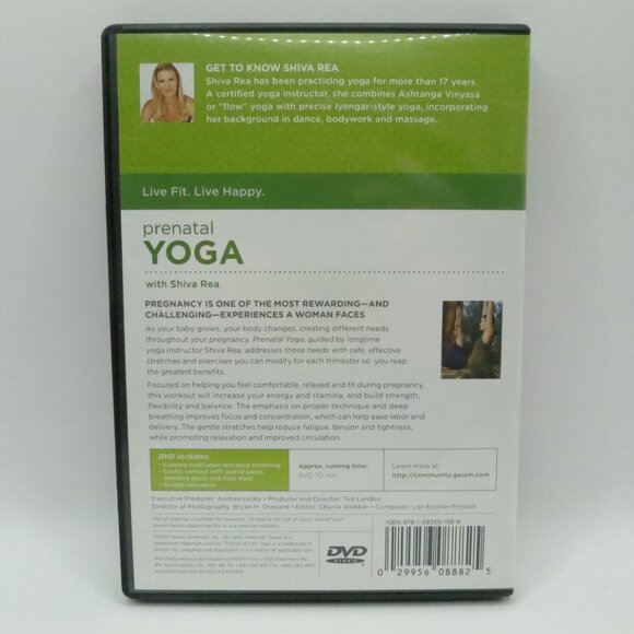 Prenatal Yoga with Shiva Rea DVD - Picture 2 of 3